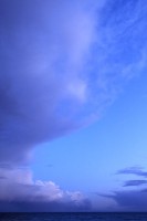 Blue Sky Cloudburst, Seabright Beach - Santa Cruz, Calfornia