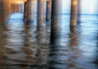Santa Cruz Wharf, California, kayak